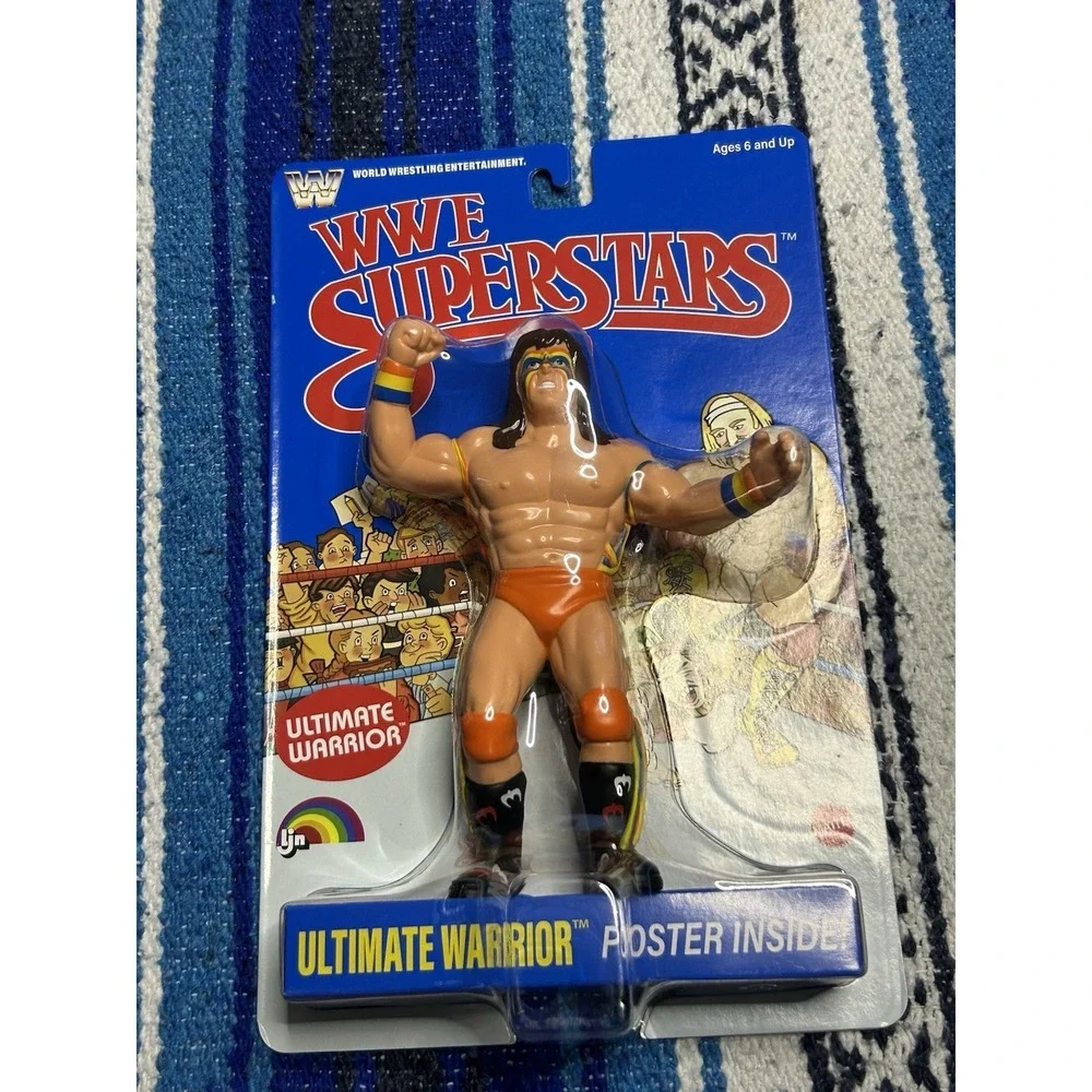 WWE Superstars Mattel Retro Ultimate Warrior Wrestling Action Figure NIB LJN